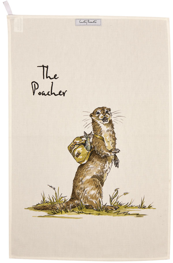 Tea Towel The Poacher